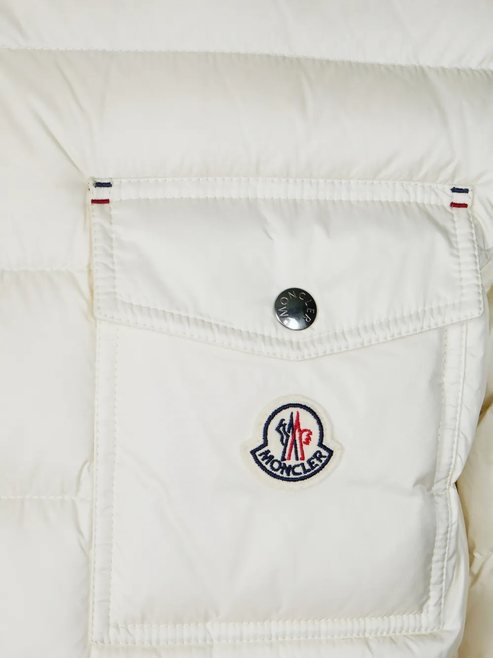 Moncler Verith donsjack met capuchon Wit