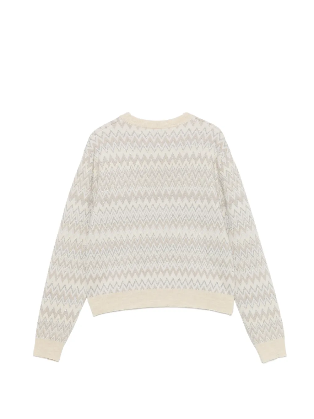 Missoni Kids Trui met zigzag-patroon Beige
