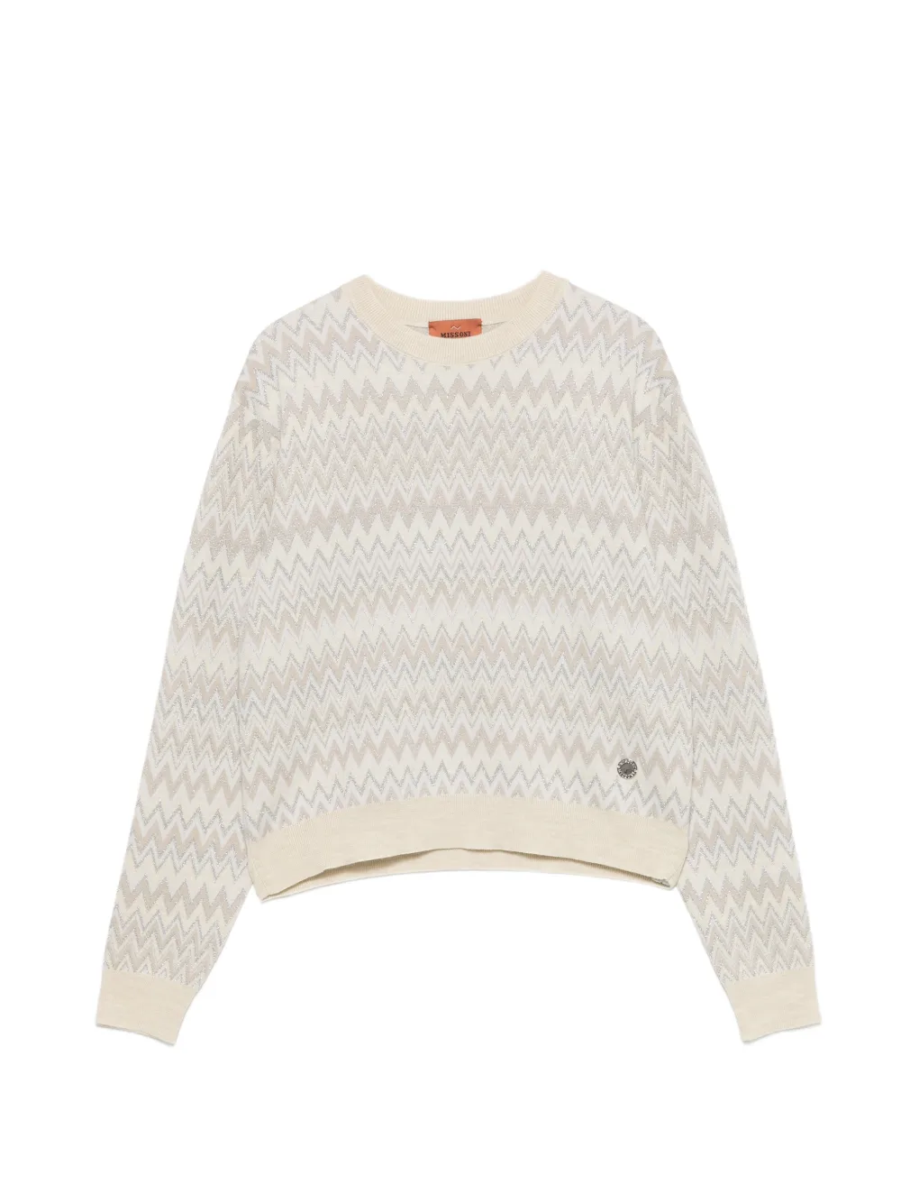 Missoni Kids zigzag-pattern sweater - Toni neutri