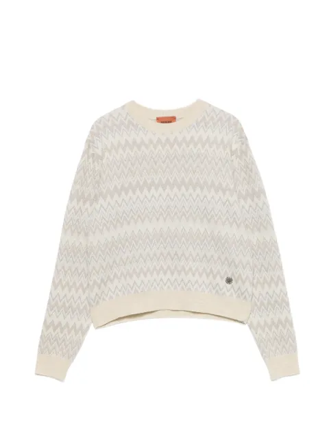 Missoni Kids zigzag-pattern sweater