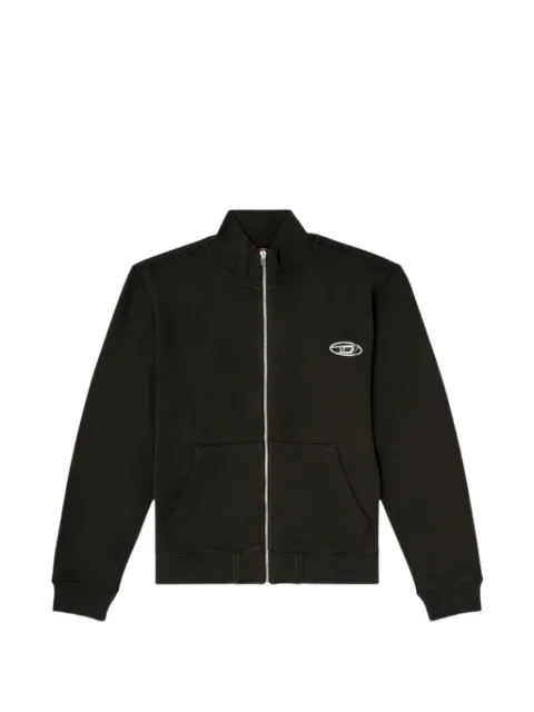 Diesel Oval D zip-up sweater