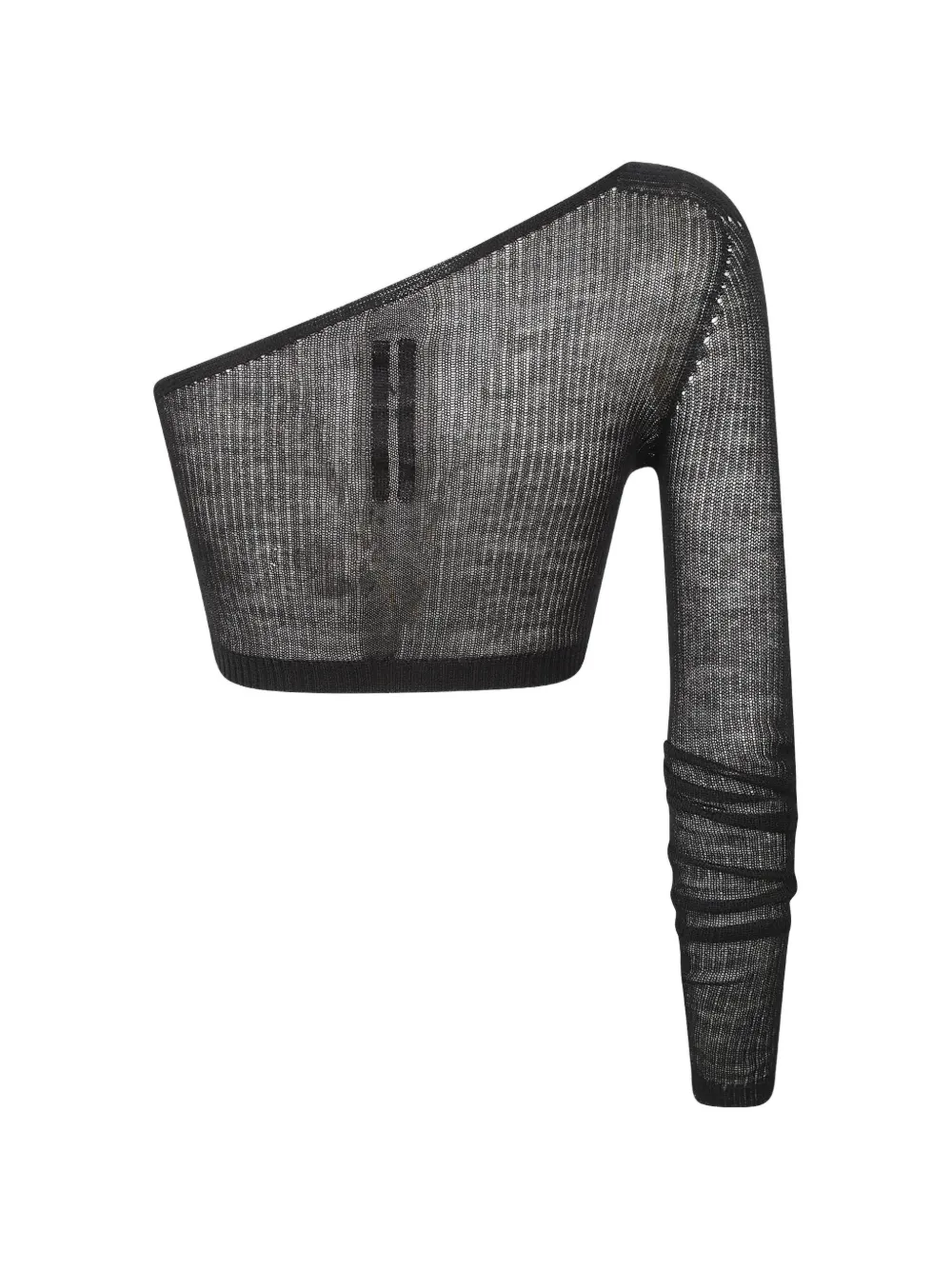 Rick Owens Ziggy one-shoulder top - Nero