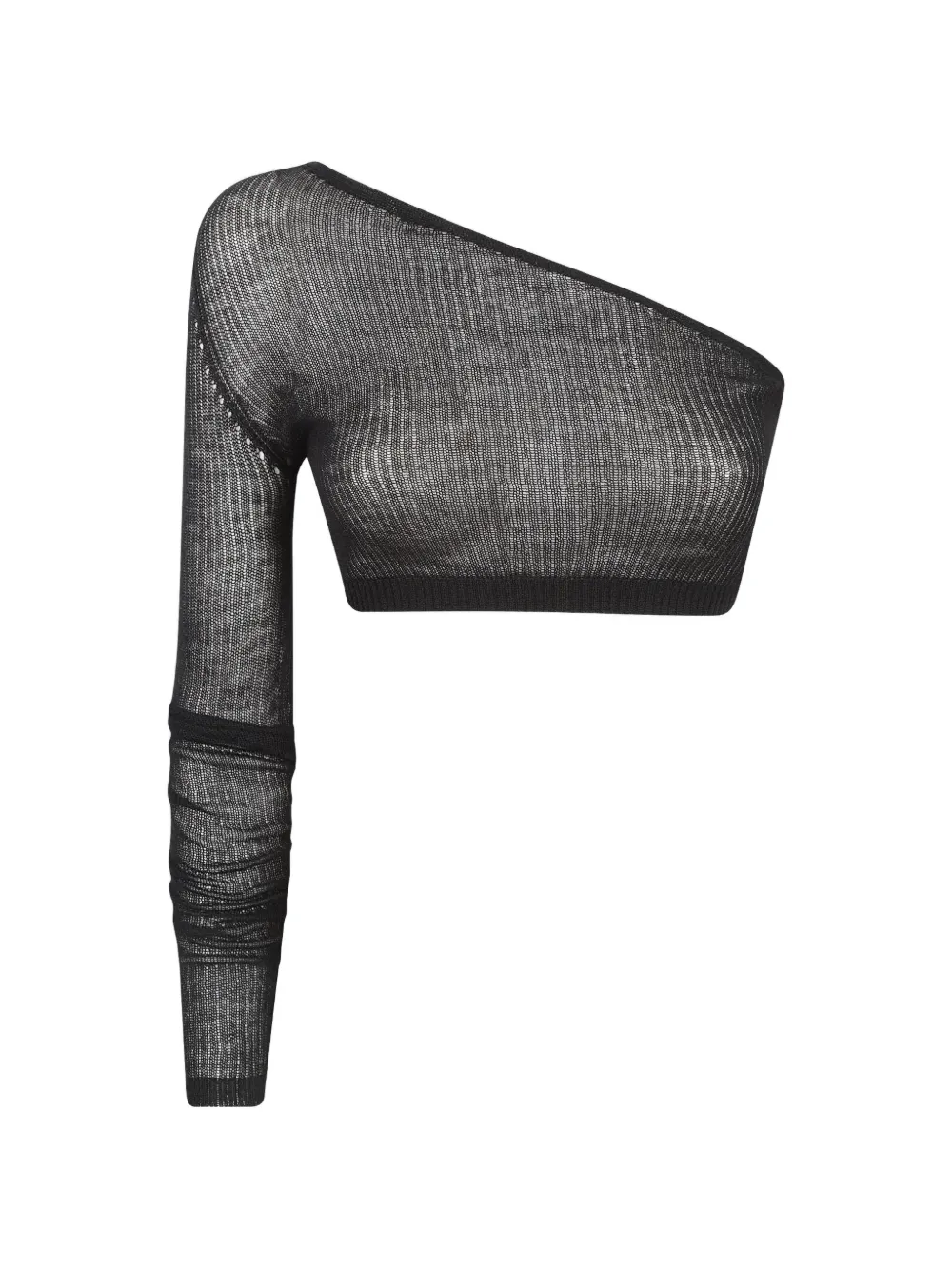 Rick Owens Asymmetrische top Zwart