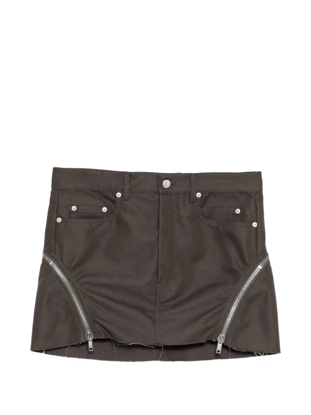 Rick Owens Bolan Banana mini skirt - Grigio