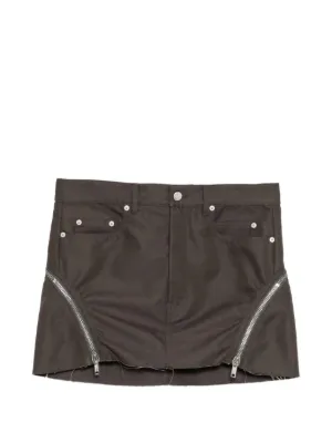 Rick Owens Bolan Banana ミニスカート | ブラウン | FARFETCH JP