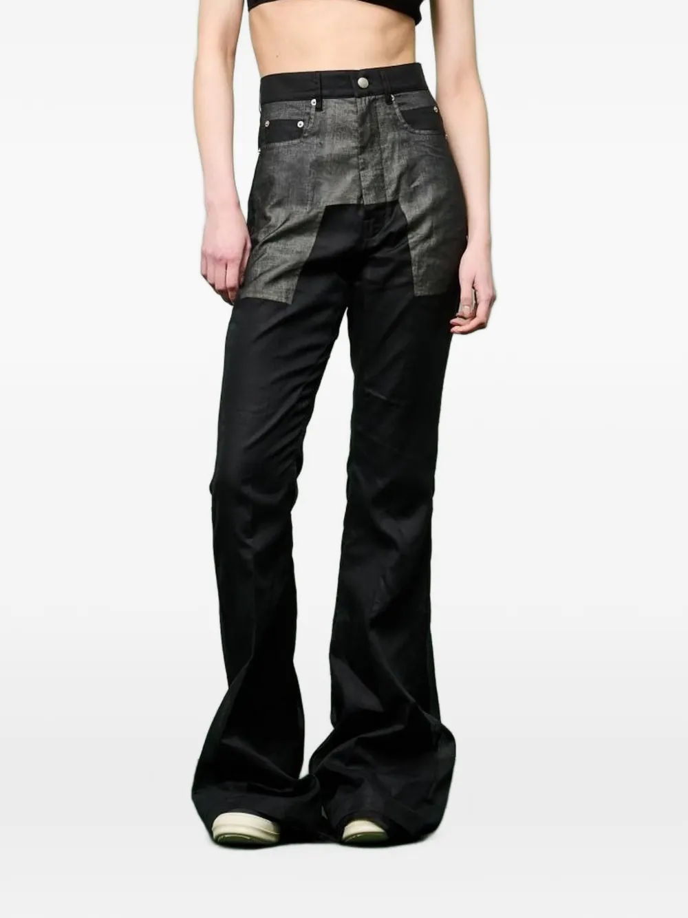 Rick Owens Bolan Bootcut Trousers In Black