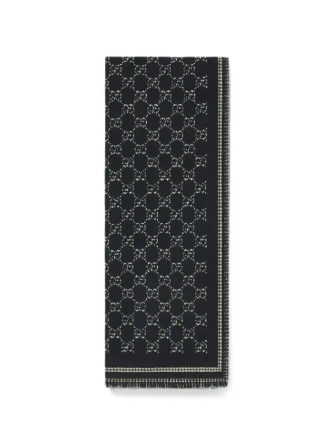 Gucci tørklæde i jacquard med GG-logo