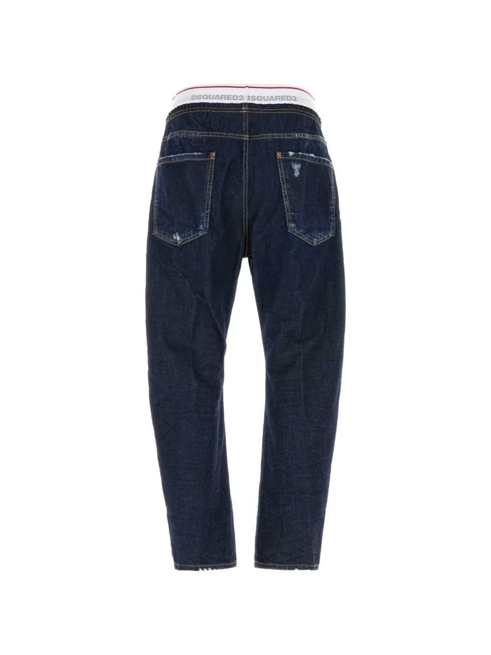 DSQUARED2 Bro Jean gerafelde jeans Blauw