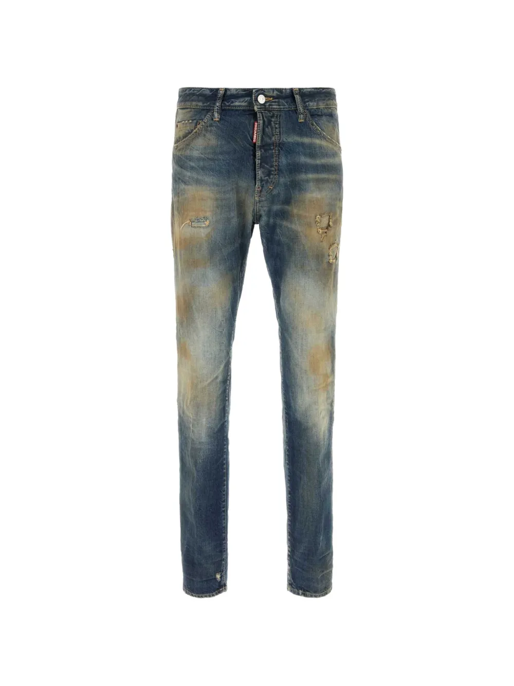 DSQUARED2 Teddy distressed jeans - Blu