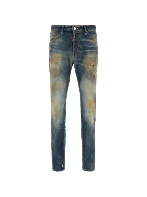 DSQUARED2 vaqueros Teddy con efecto envejecido