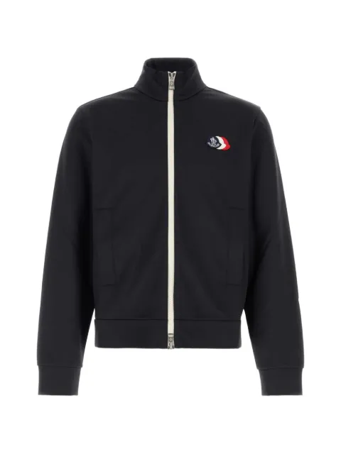 Moncler Black stretch nylon blend sweatshirt  