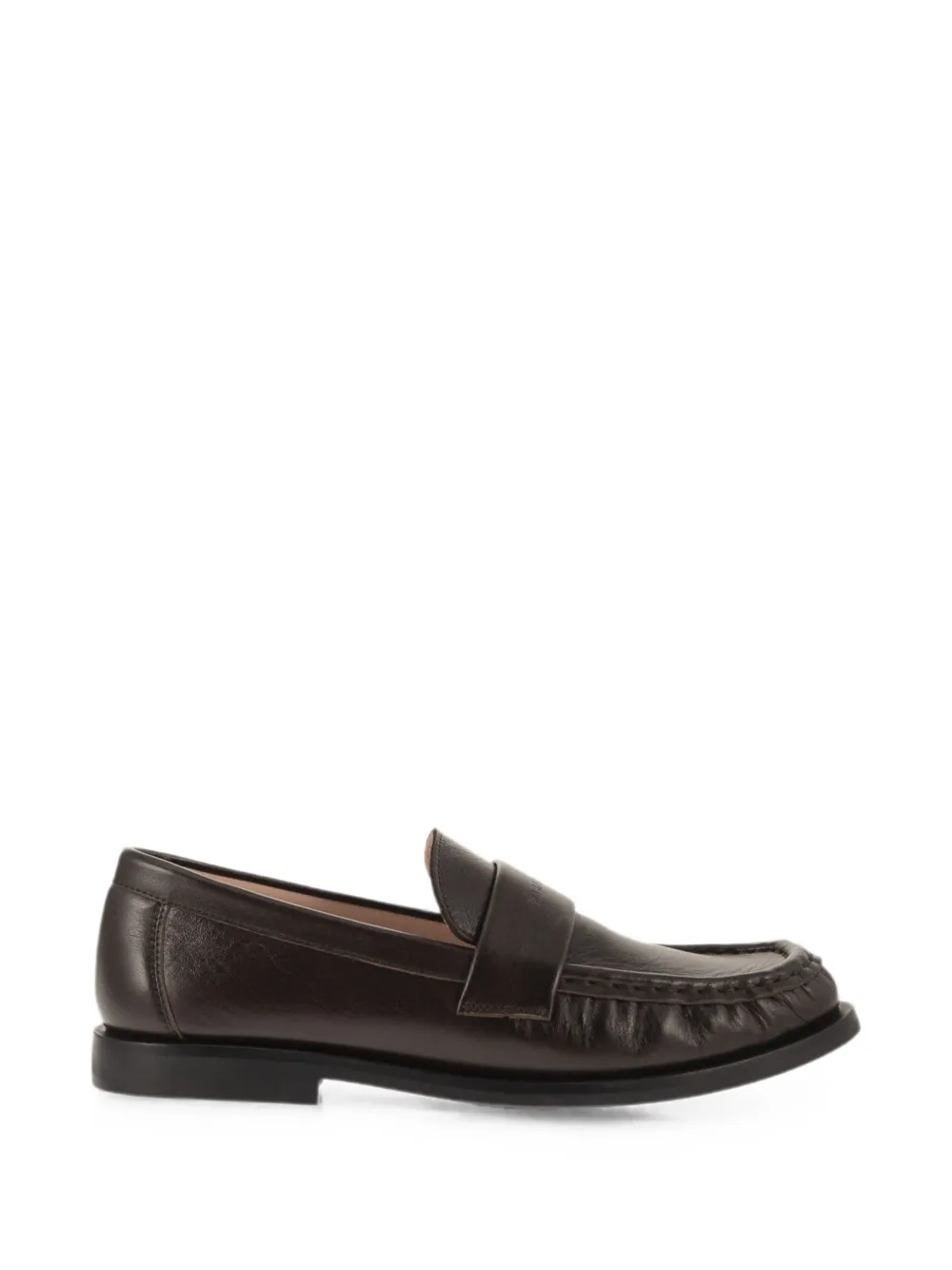 Fabiana Filippi leather loafers - Marrone