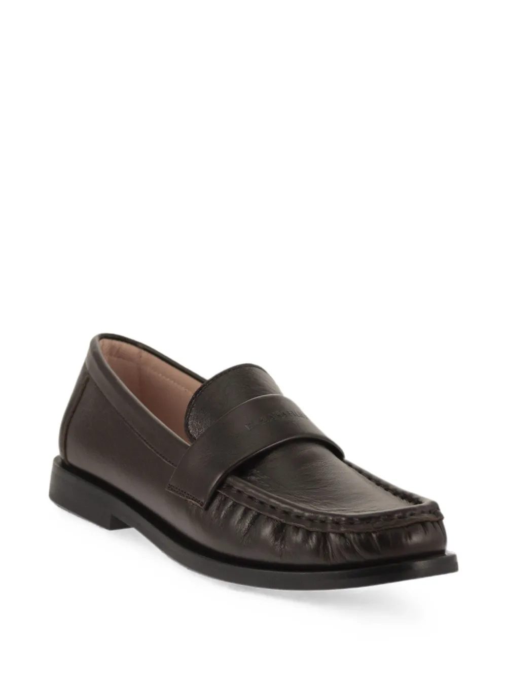 Fabiana Filippi leather loafers Bruin