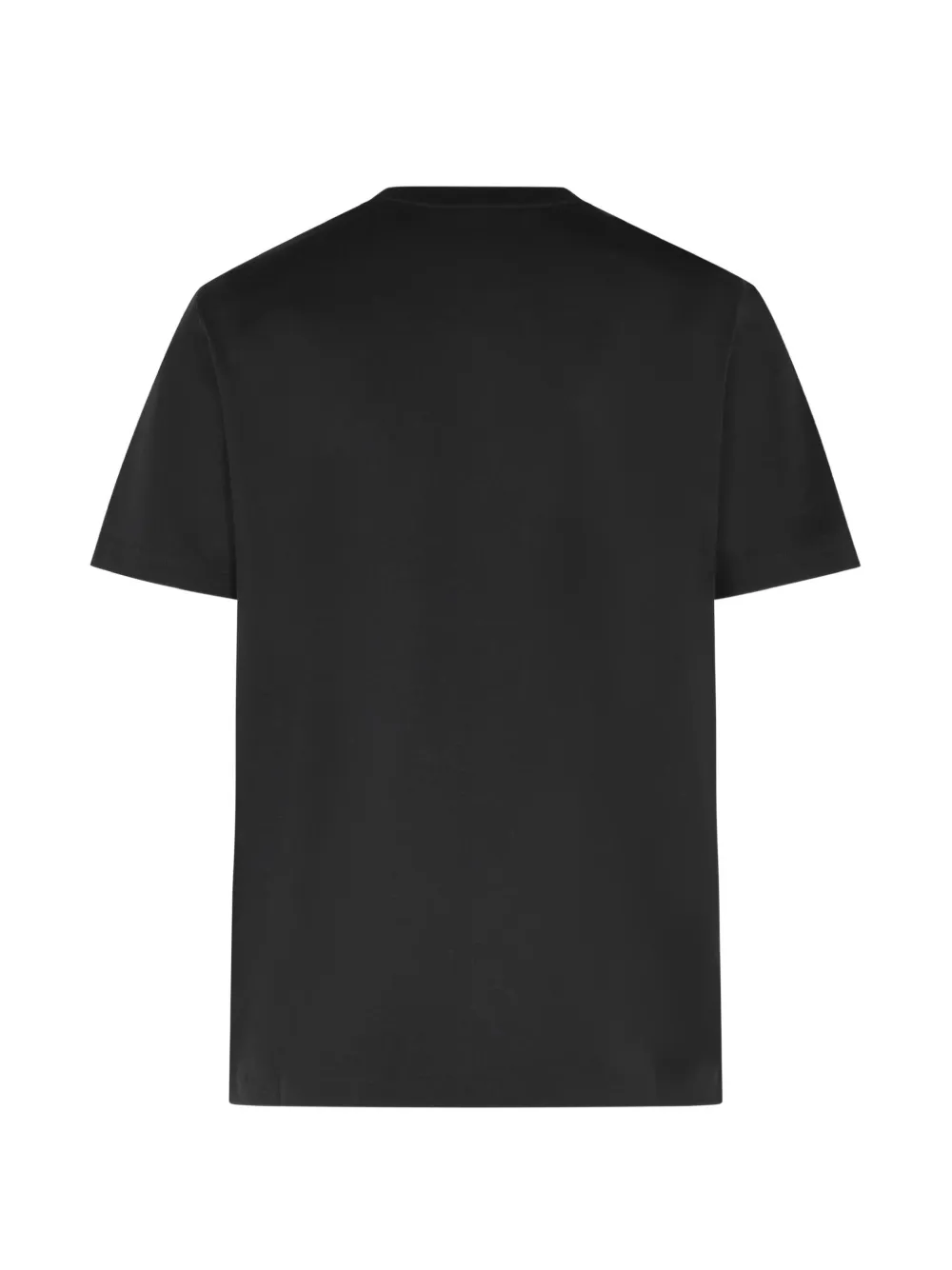 Moncler Katoenen T-shirt met logoprint Zwart