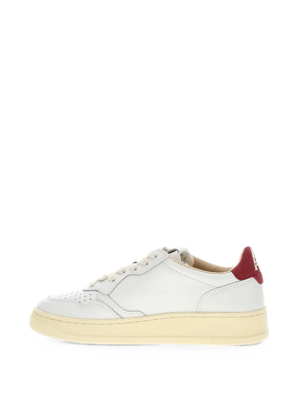 Autry Medalist perforated low-top sneakers Wit