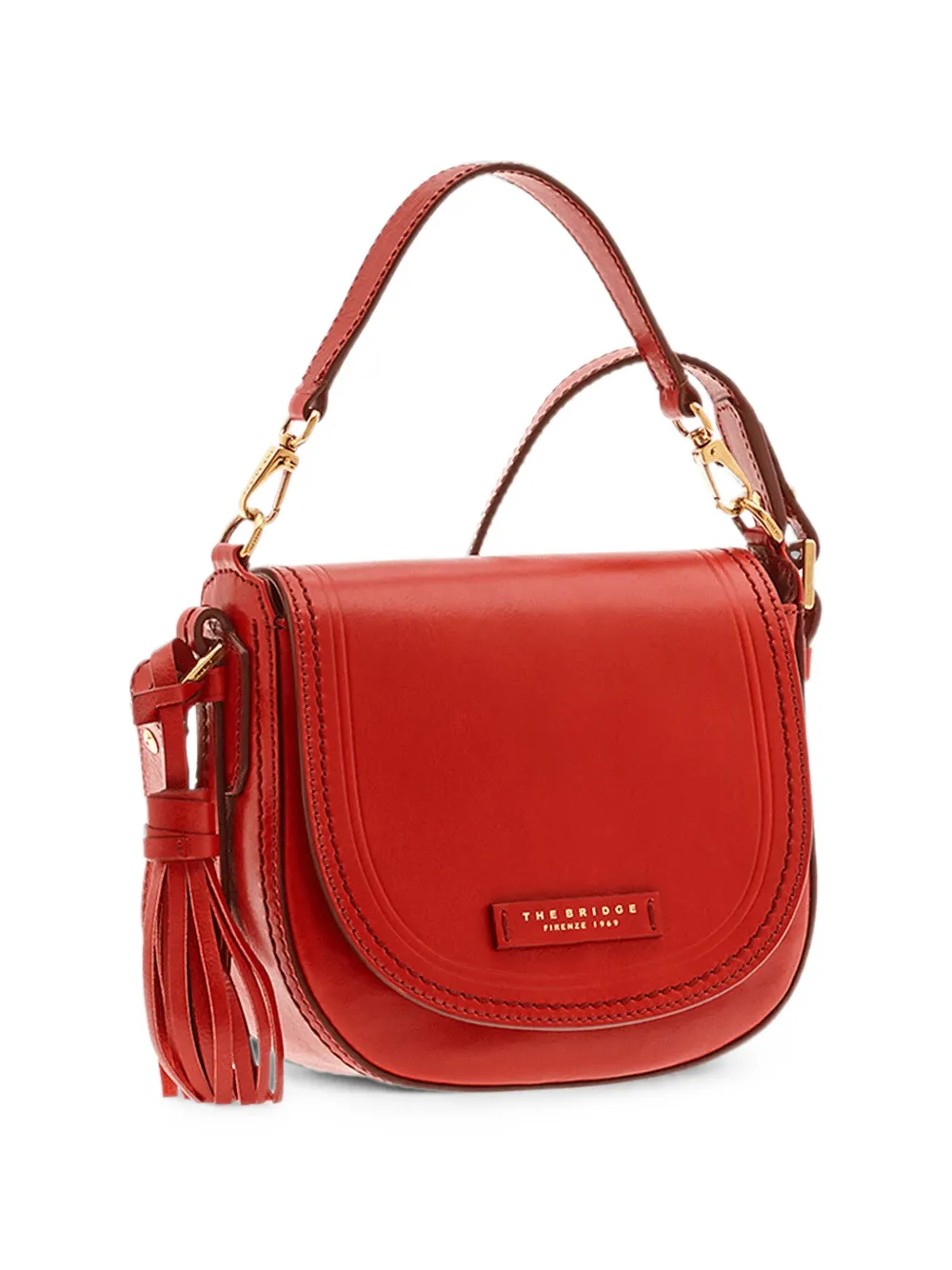 The Bridge Pearl District tassel-detail leather tote bag