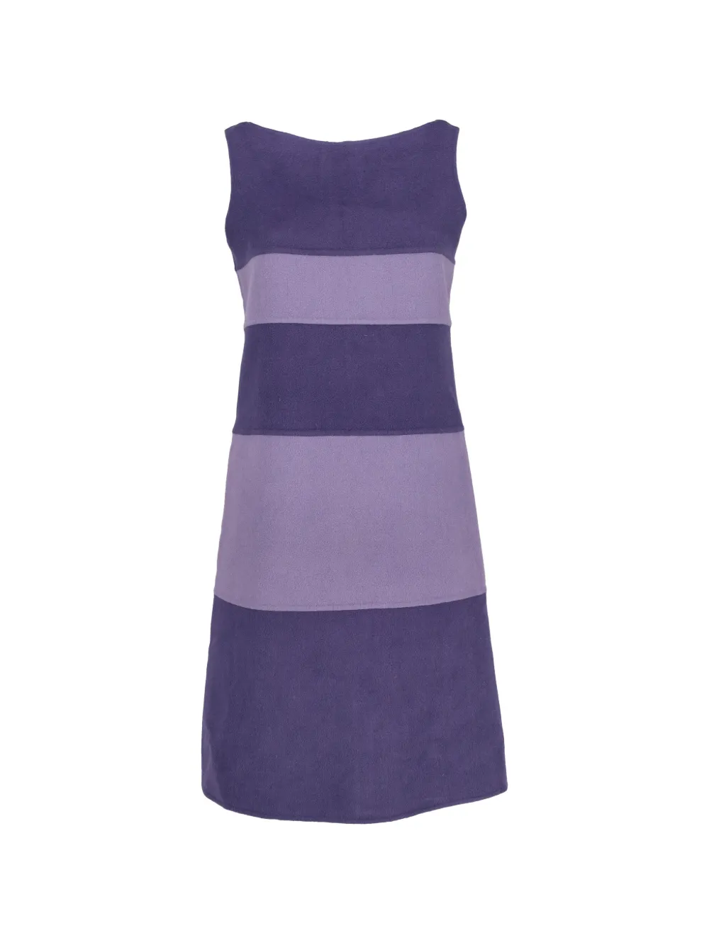 Valentino Garavani Pre-Owned robe courte à rayures - Violet