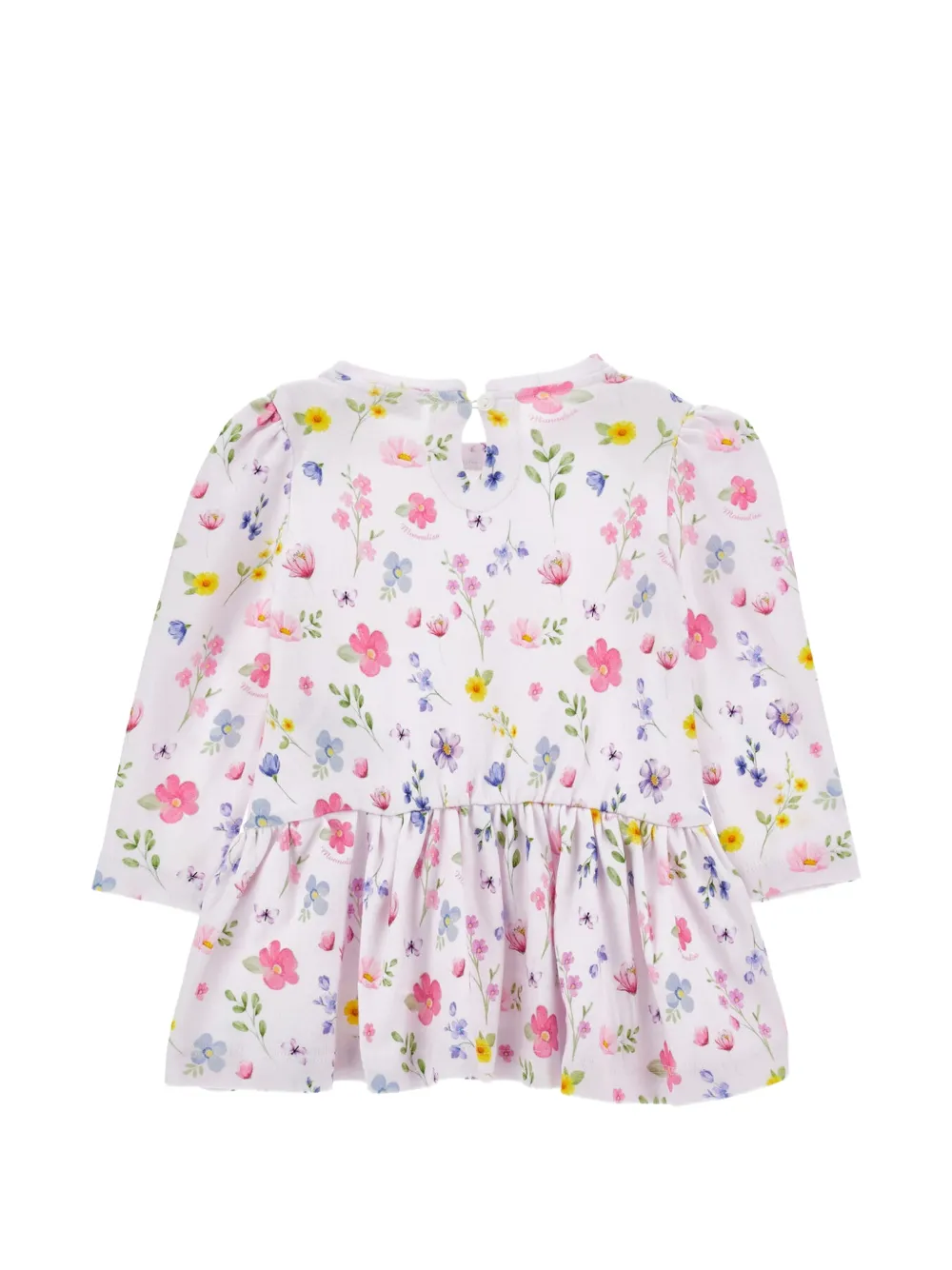 Monnalisa Jurk met bloemenprint Roze