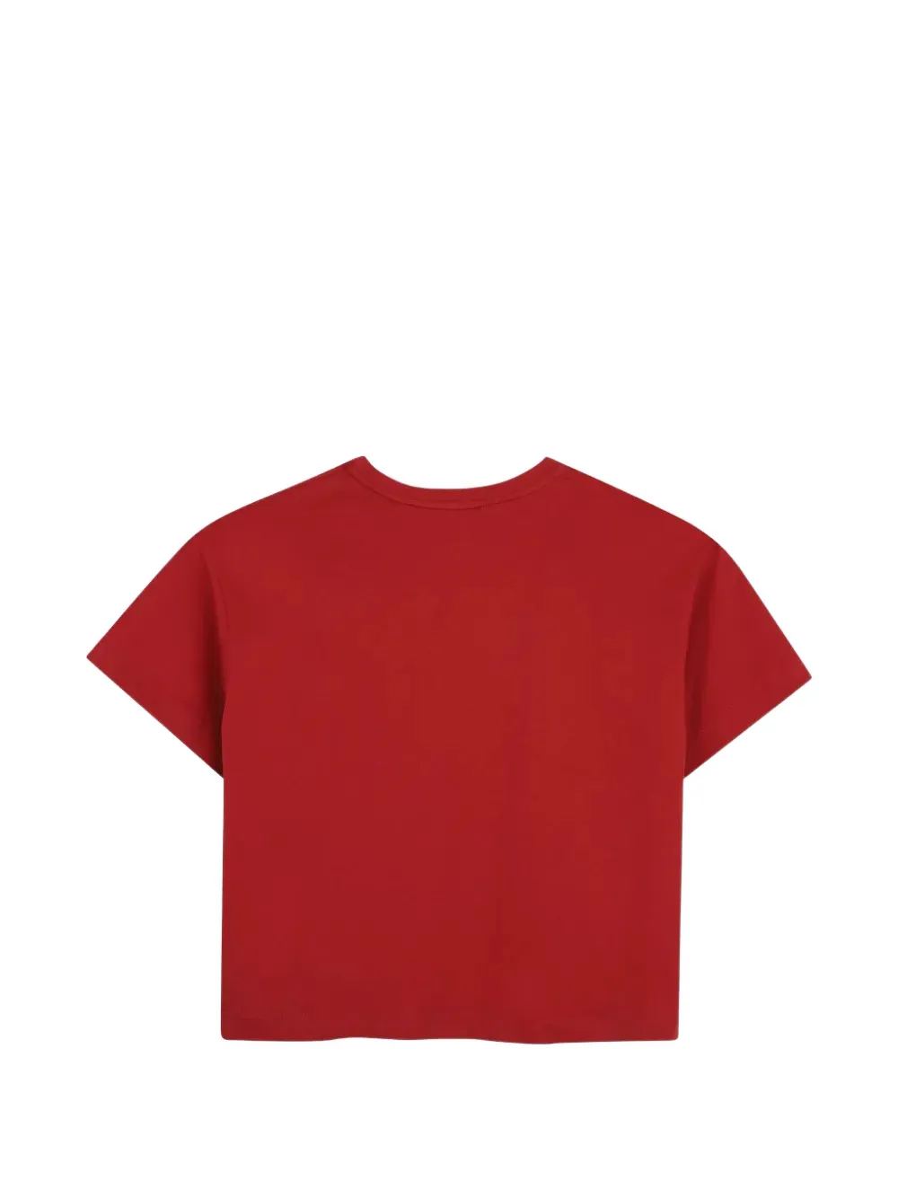 Givenchy Kids Katoenen T-shirt met logoprint Rood