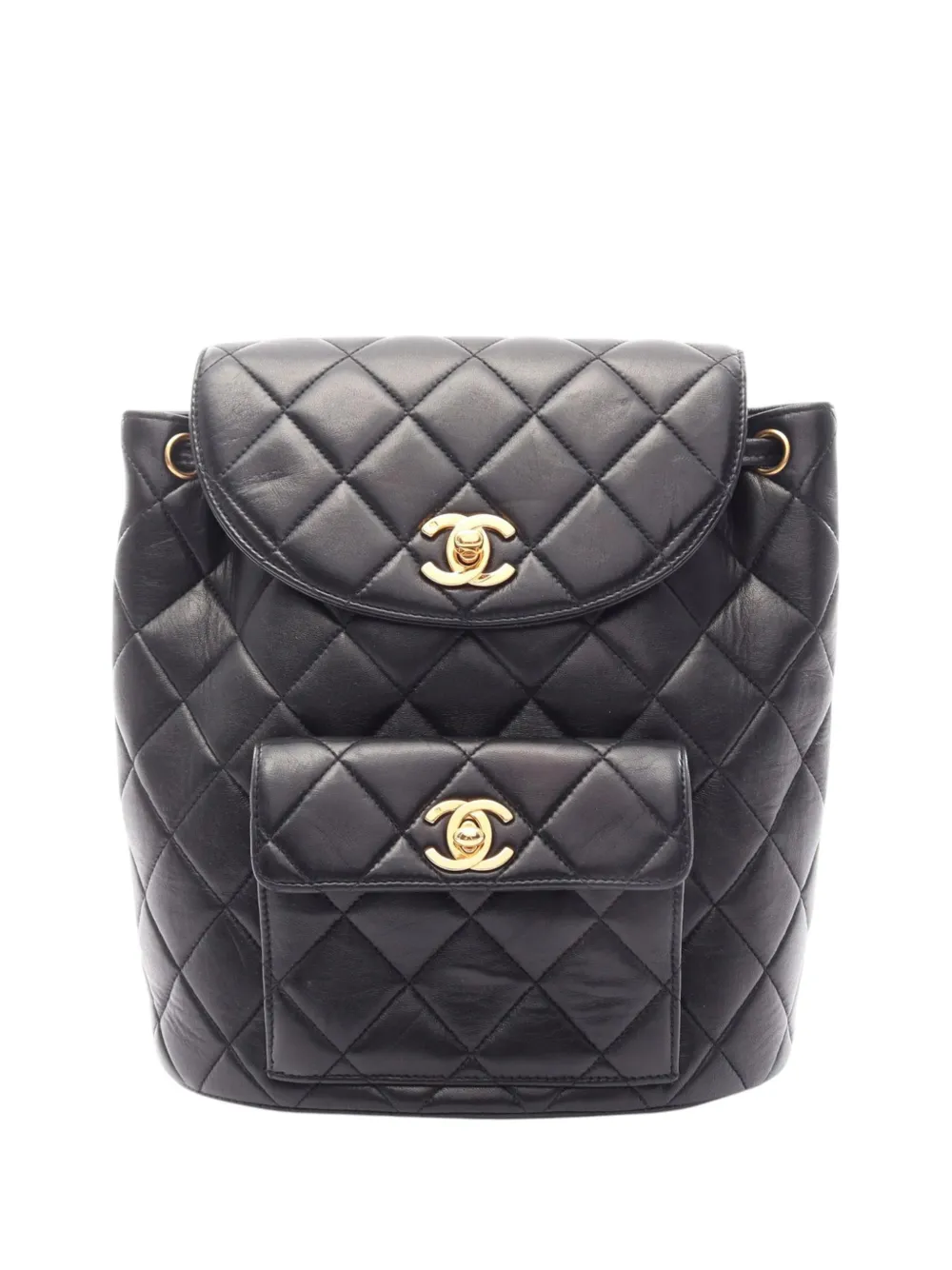 CHANEL Pre-Owned Zaino Duma trapuntato 2002-2003 - Nero