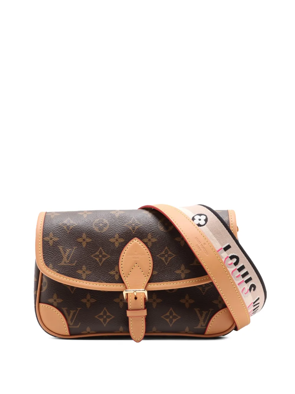 Louis Vuitton Pre-Owned Borsa a tracolla Diane con monogramma 2021-2026 - Marrone