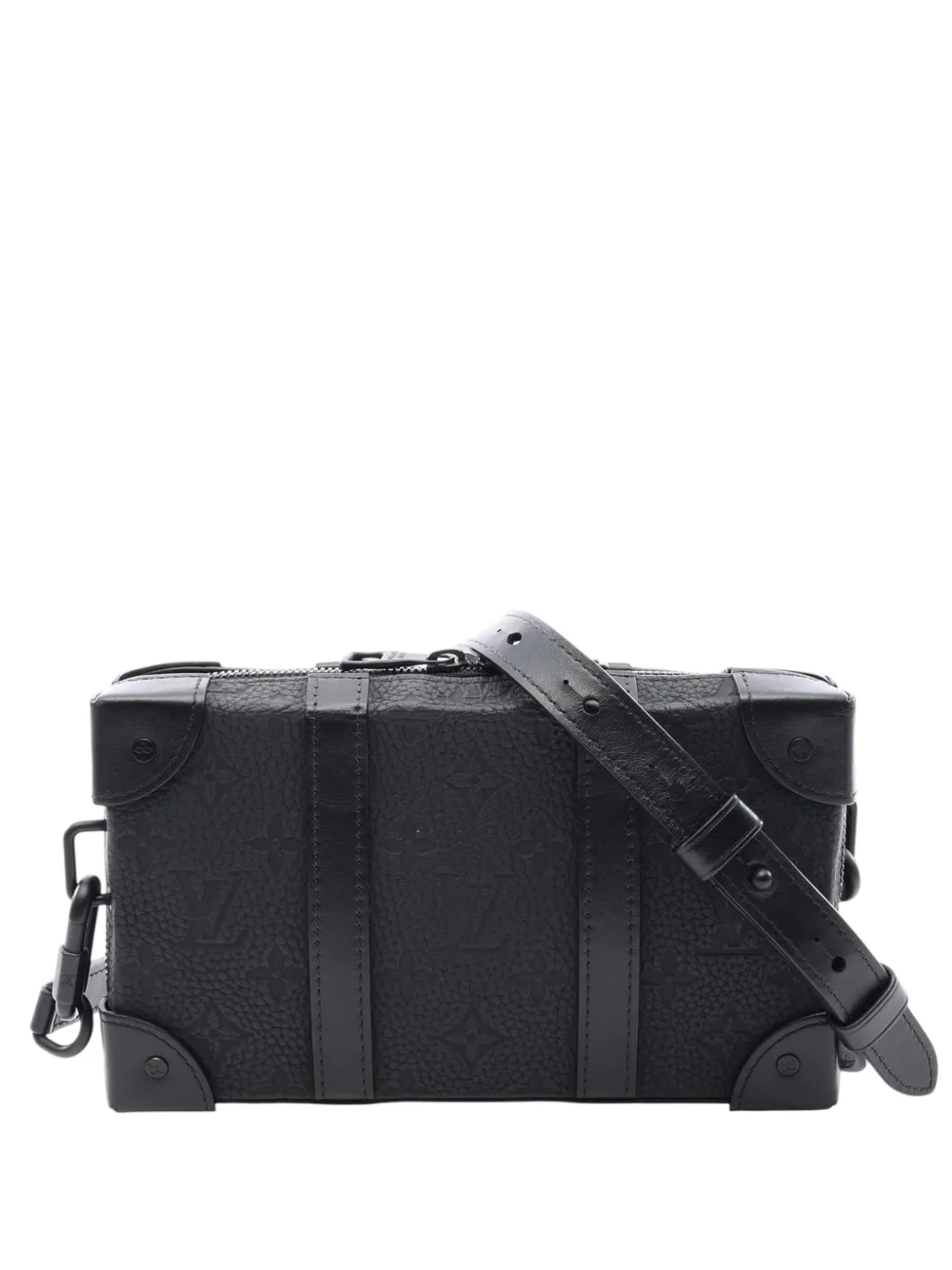 Louis Vuitton Pre-Owned Borsa a tracolla Monogram Taurillon Soft Trunk Wallet 2021 - Nero