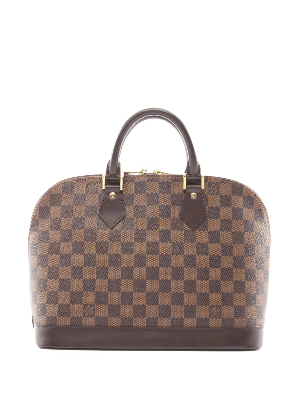 Louis Vuitton Pre-Owned Borsa a mano Alma MM in tela Damier Ebène 2004 - Marrone