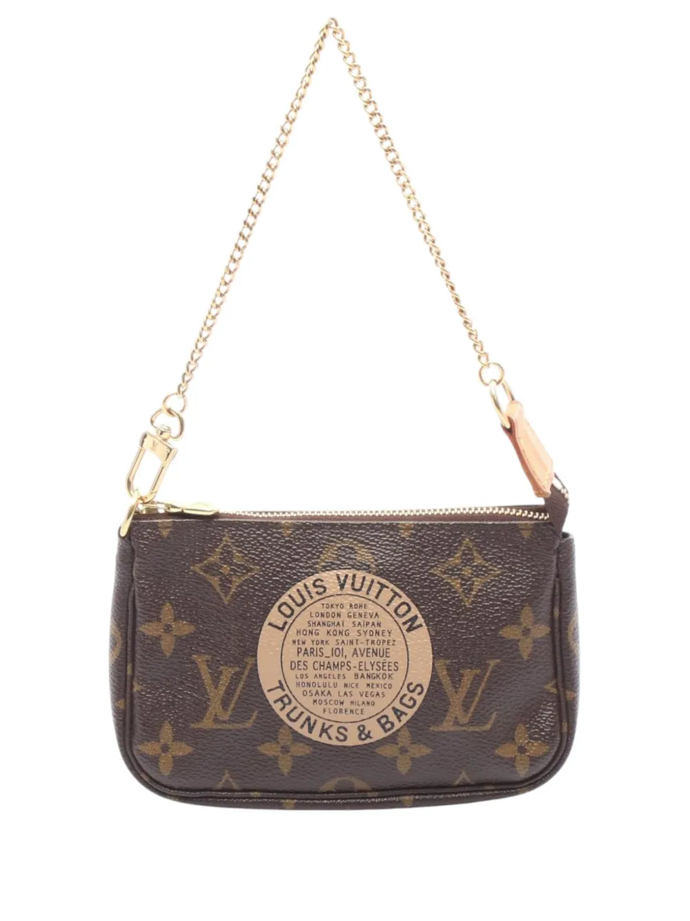 Louis Vuitton Pre-Owned 2007 mini Pochette Accessoires Handtasche mit Monogramm - Braun