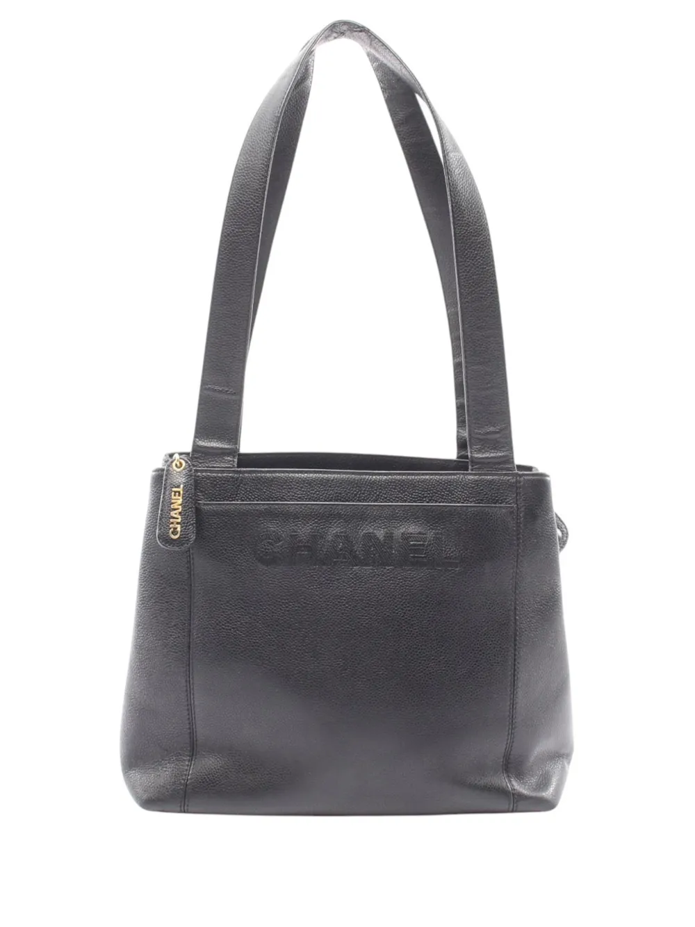 CHANEL Pre-Owned Borsa tote LAX in pelle Caviar con logo 1996-1997 - Nero