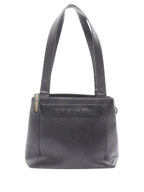 CHANEL Pre-Owned 1996-1997 Caviar LAX Logo tote bag