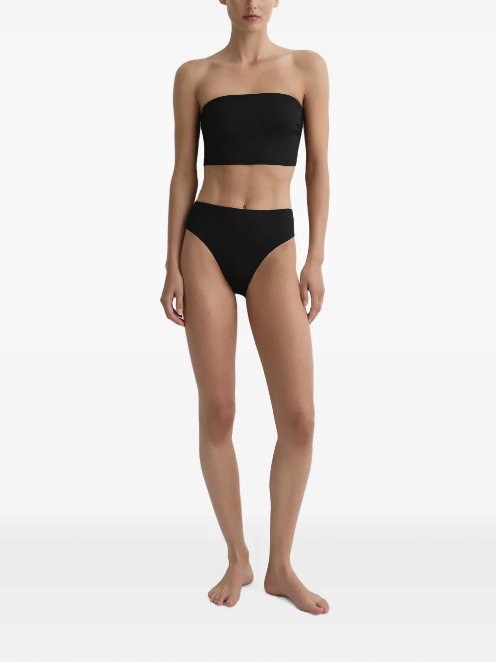 BONDI BORN Poppy high waist bikinislip Zwart