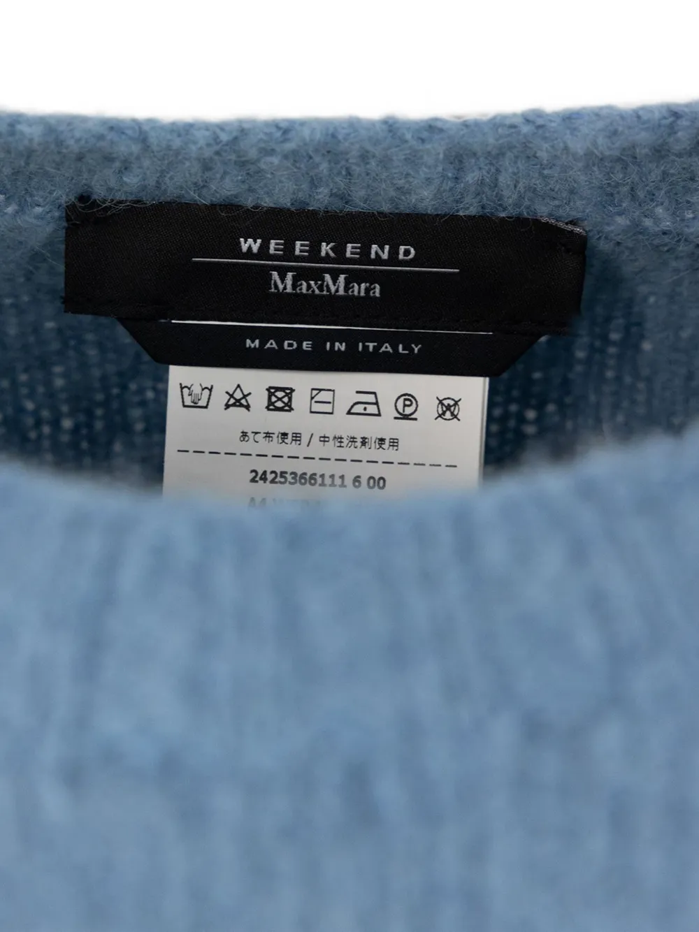 Weekend Max Mara Gebreide trui met raglan mouwen Blauw
