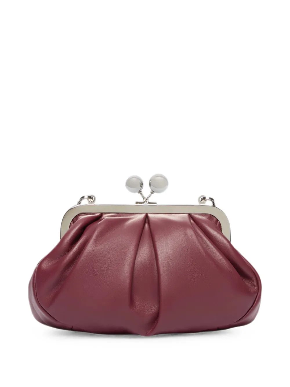 Weekend Max Mara Kleine Pasticino leren clutch Rood