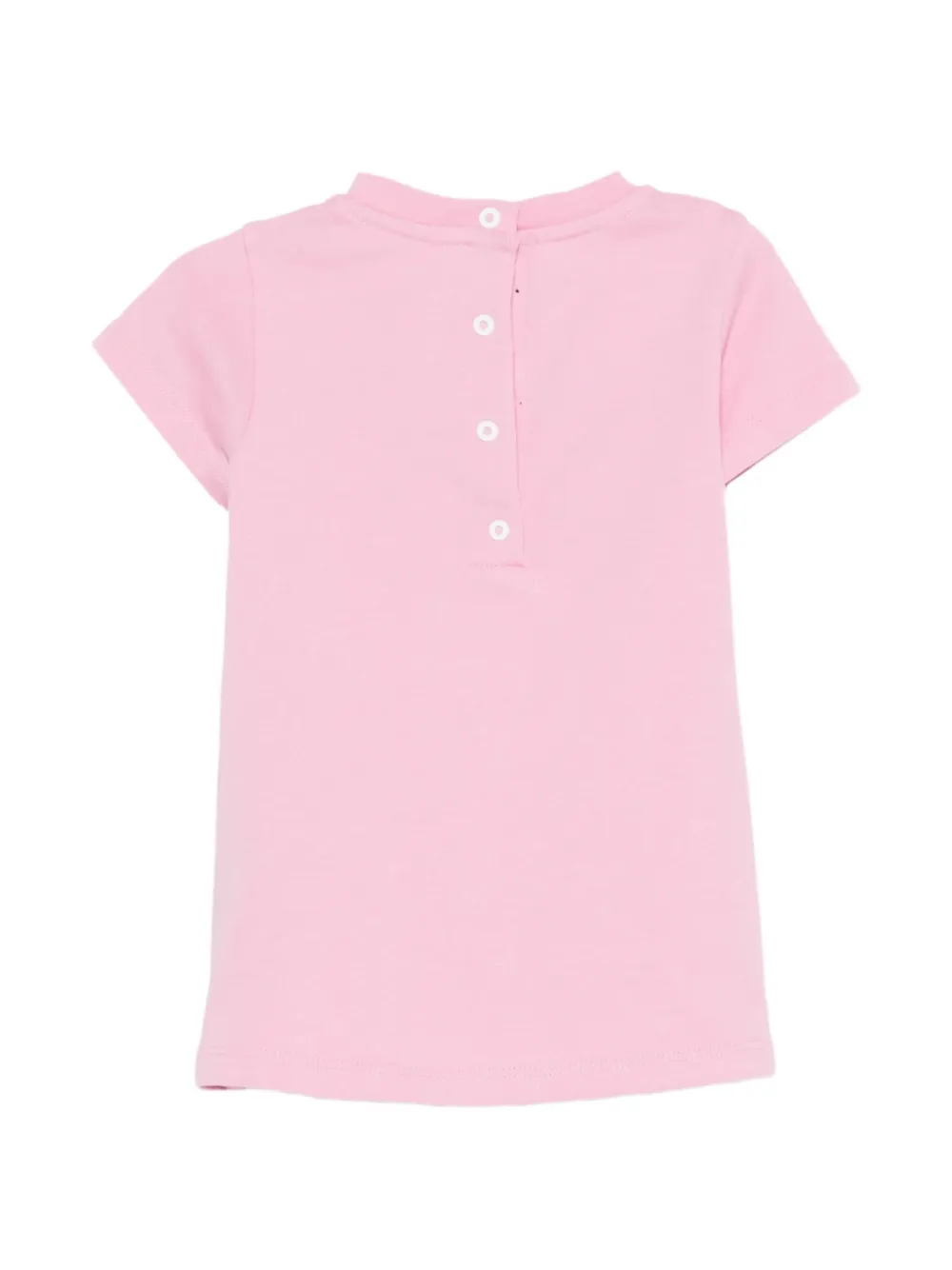Balmain Kids Jurk met logoprint Roze
