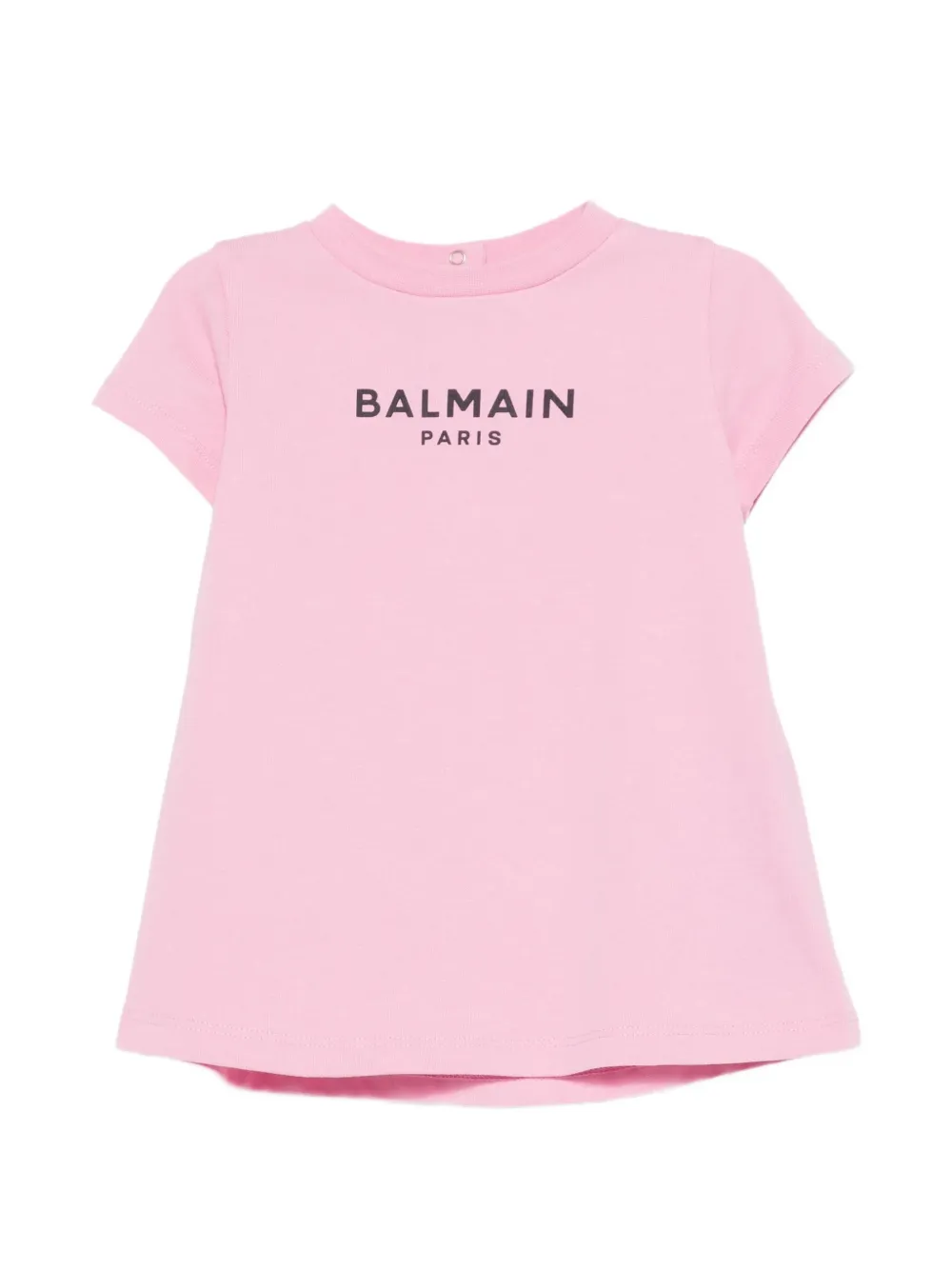 Balmain Kids logo-print dress - Rosa