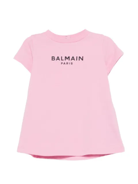 Balmain Kids logo-print dress
