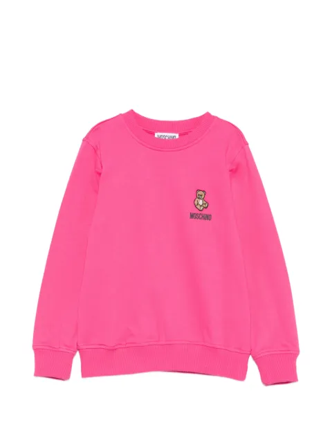 Moschino Kids Teddy Bear embroidered sweatshirt