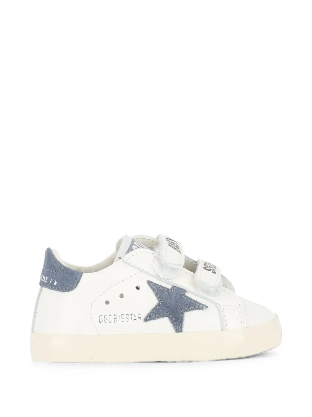 Golden Goose Kids Super-Star touch-strap sneakers Wit