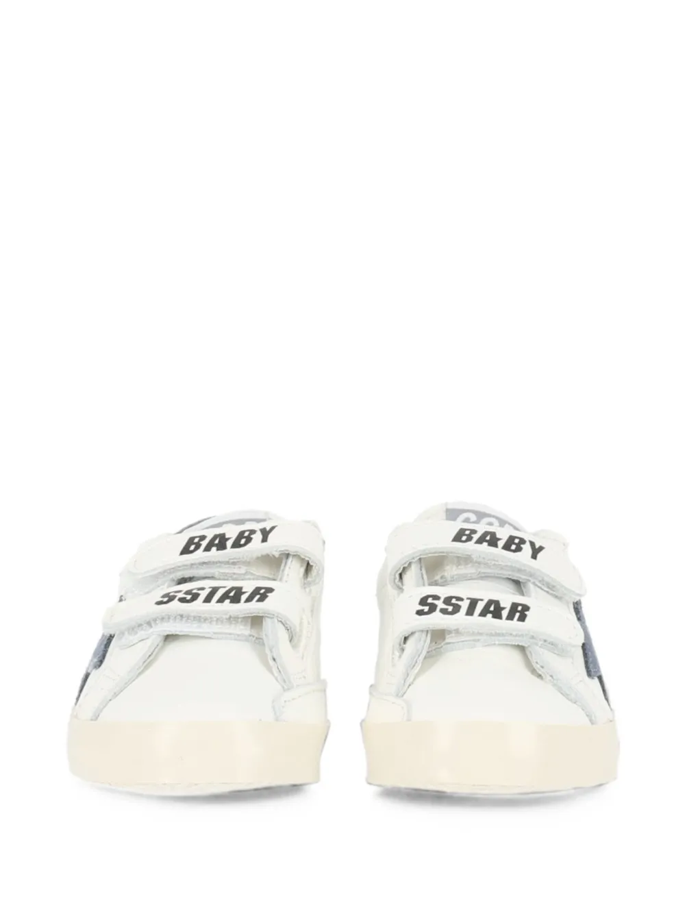Golden Goose Kids Super-Star touch-strap sneakers Wit