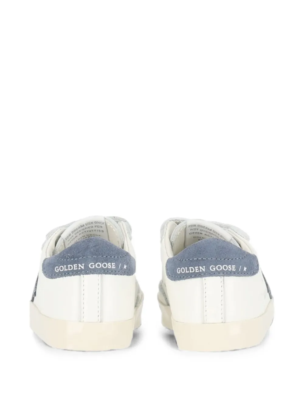 Golden Goose Kids Super-Star touch-strap sneakers Wit