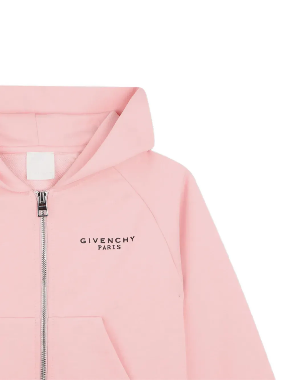 Givenchy Kids Hoodie met logoprint en rits Roze