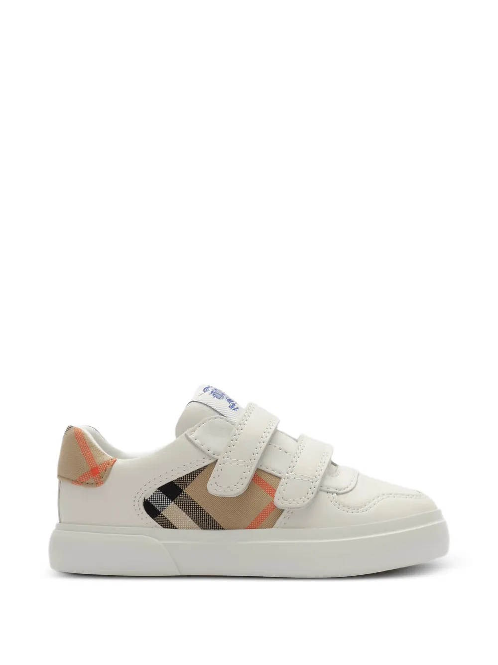 Burberry Kids Check sneakers - Bianco