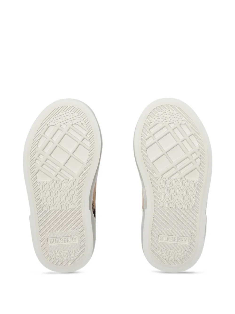 Burberry Kids Check sneakers Wit