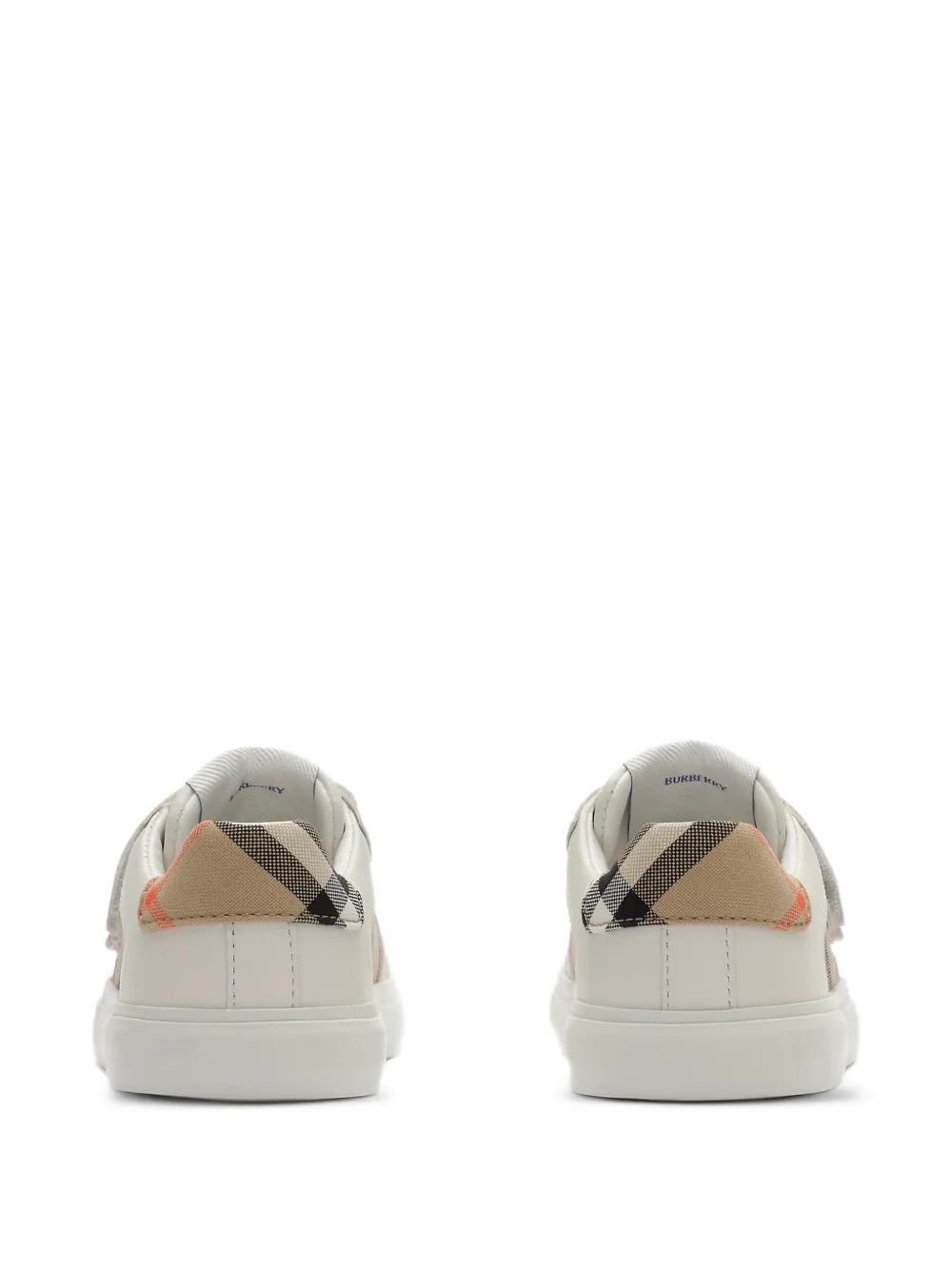 Burberry Kids Check sneakers Wit
