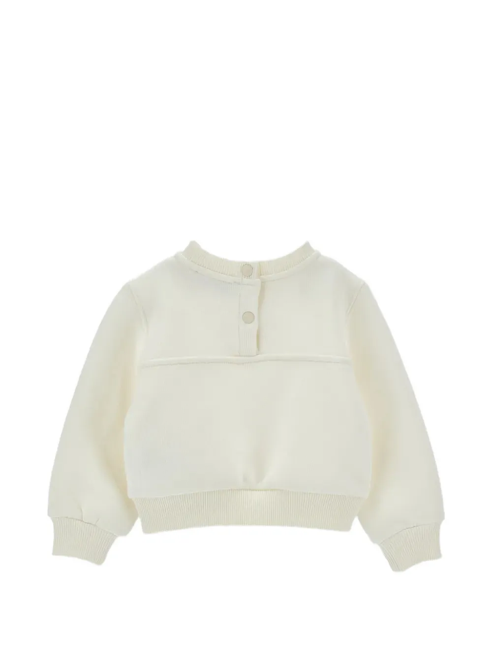 Monnalisa Sweater met konijnprint en strik-detail Beige
