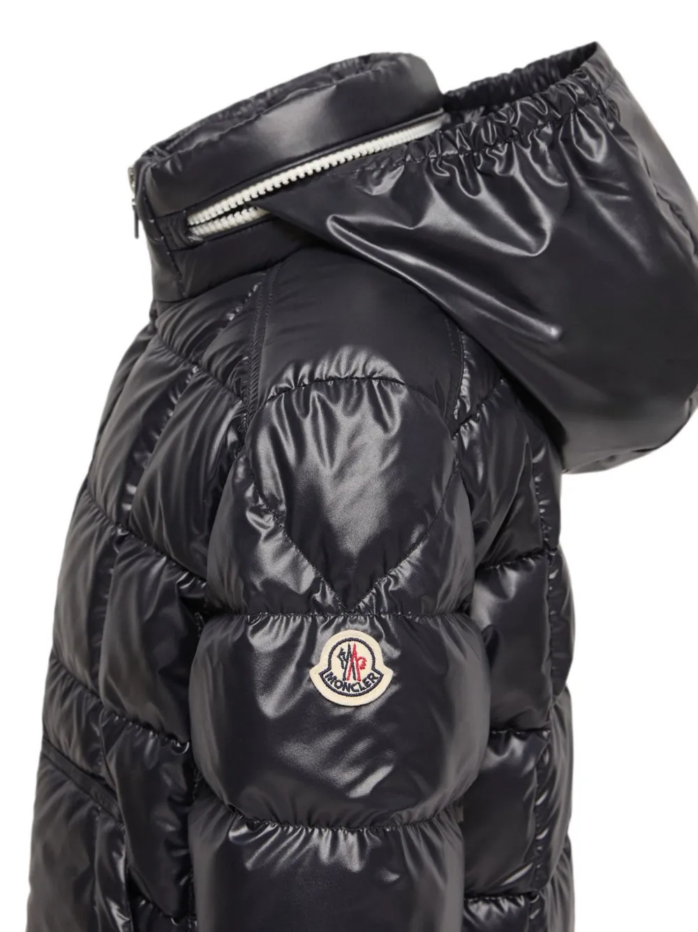 Moncler Enfant Rocco gewatteerd jack Blauw