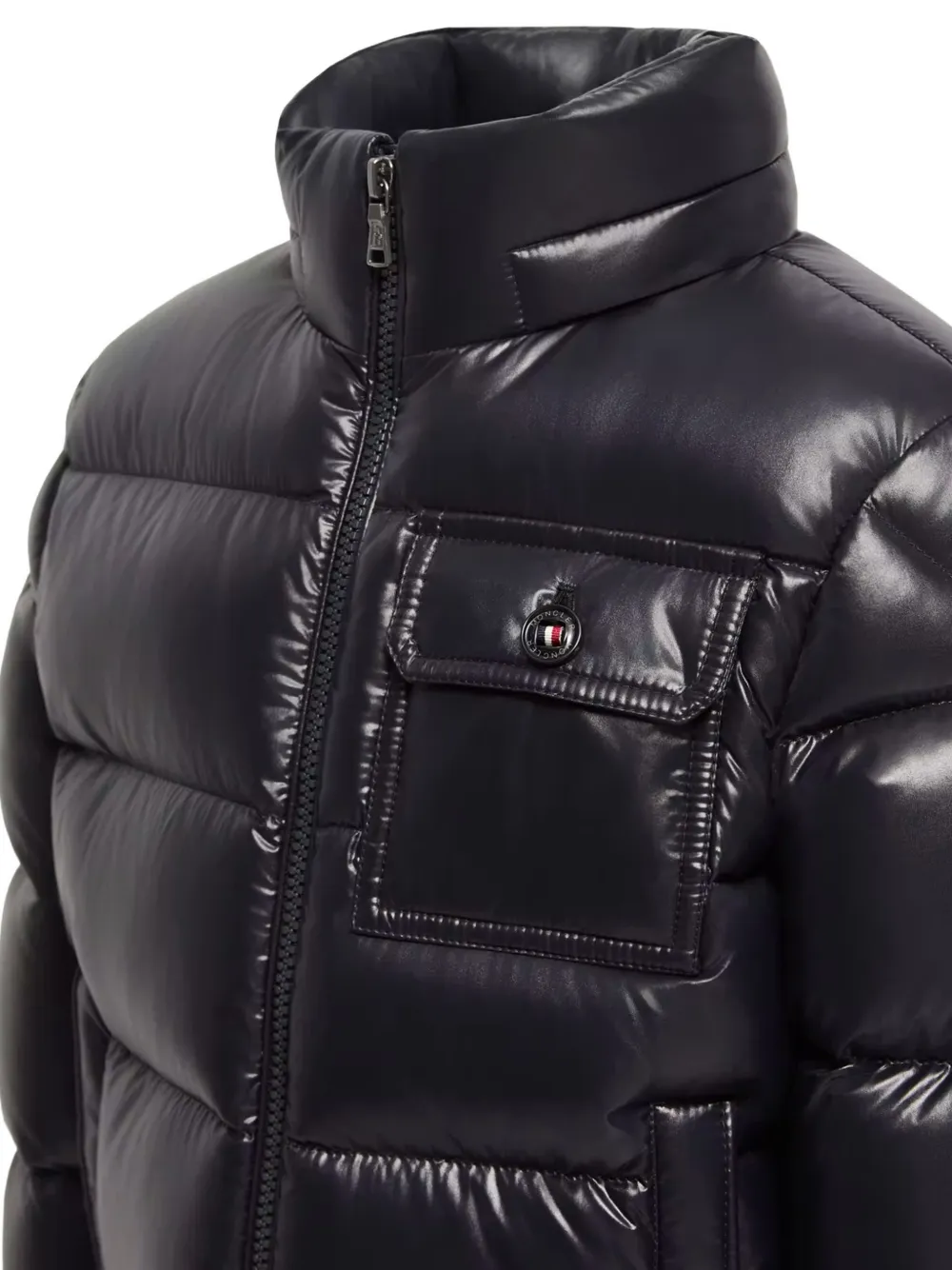 Moncler Enfant Alaxios gewatteerde jas Blauw