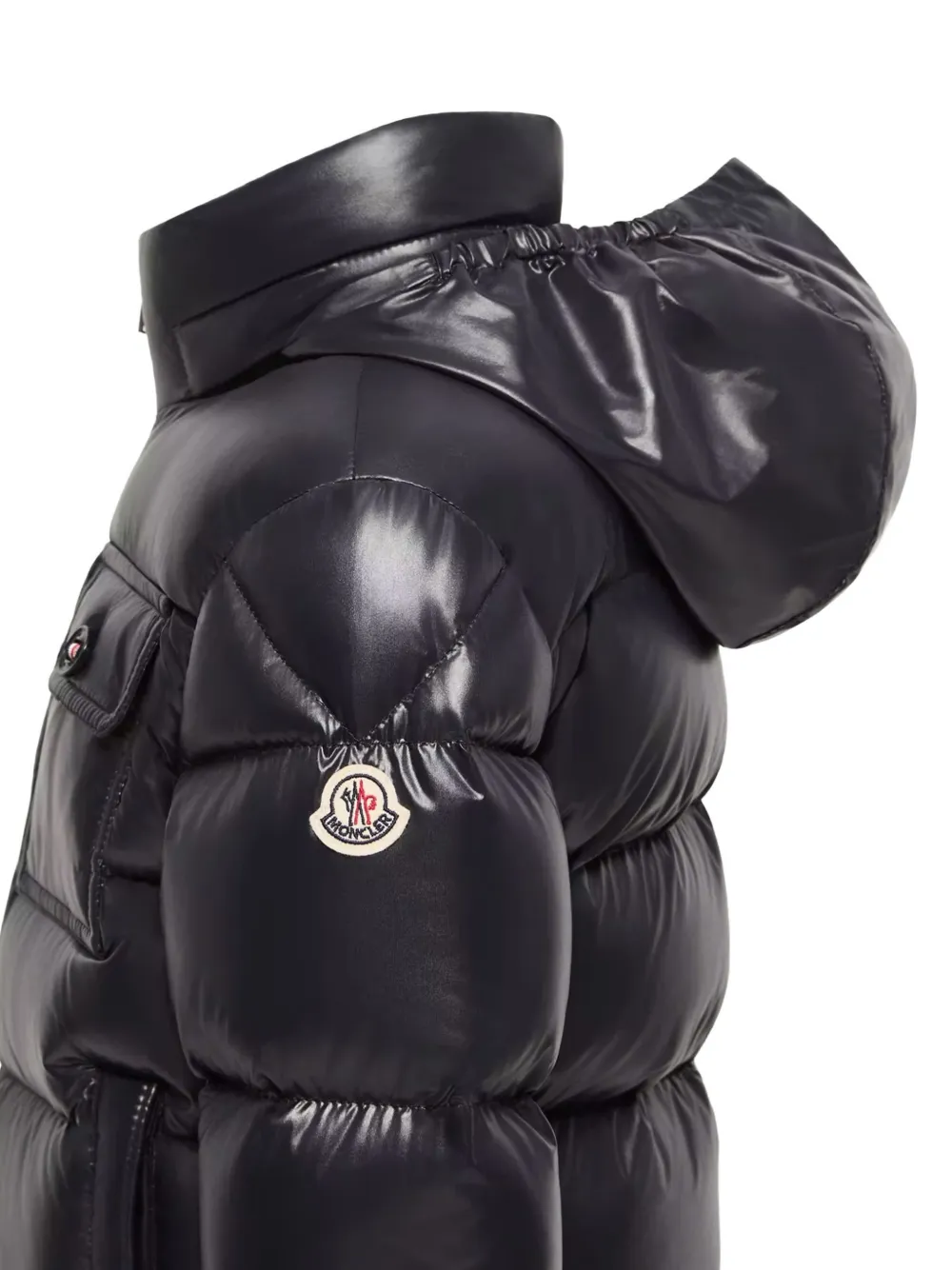 Moncler Enfant Alaxios gewatteerde jas Blauw