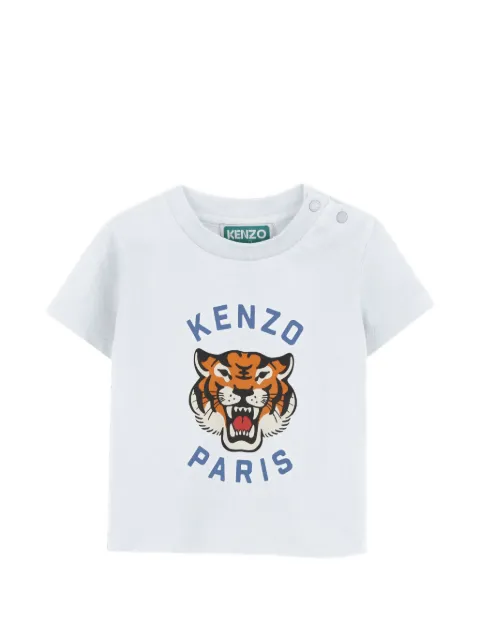 Kenzo Kids shoulder-button T-shirt