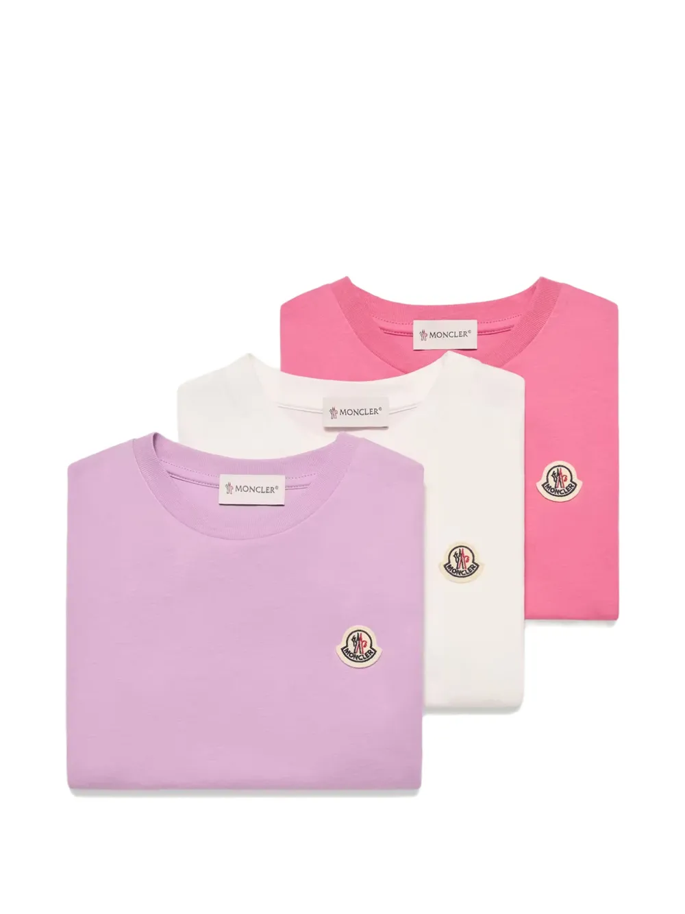 Moncler Enfant Katoenen T-shirt Paars